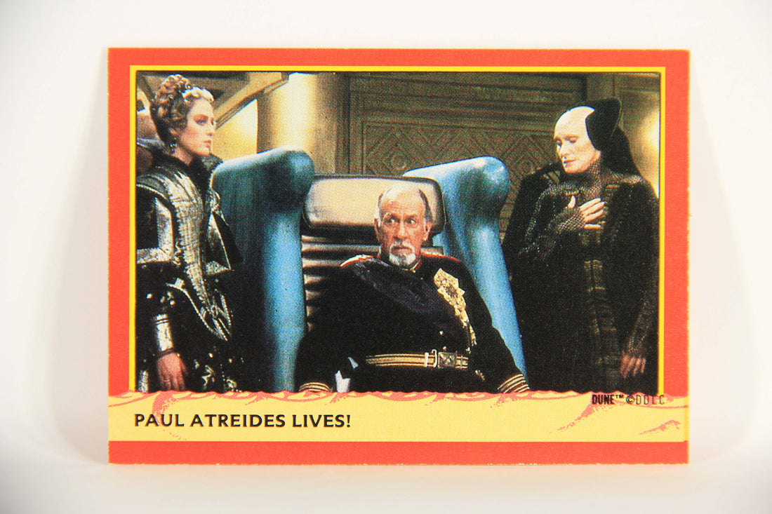 Dune 1984 Trading Card #100 Paul Atriedes Lives L014405