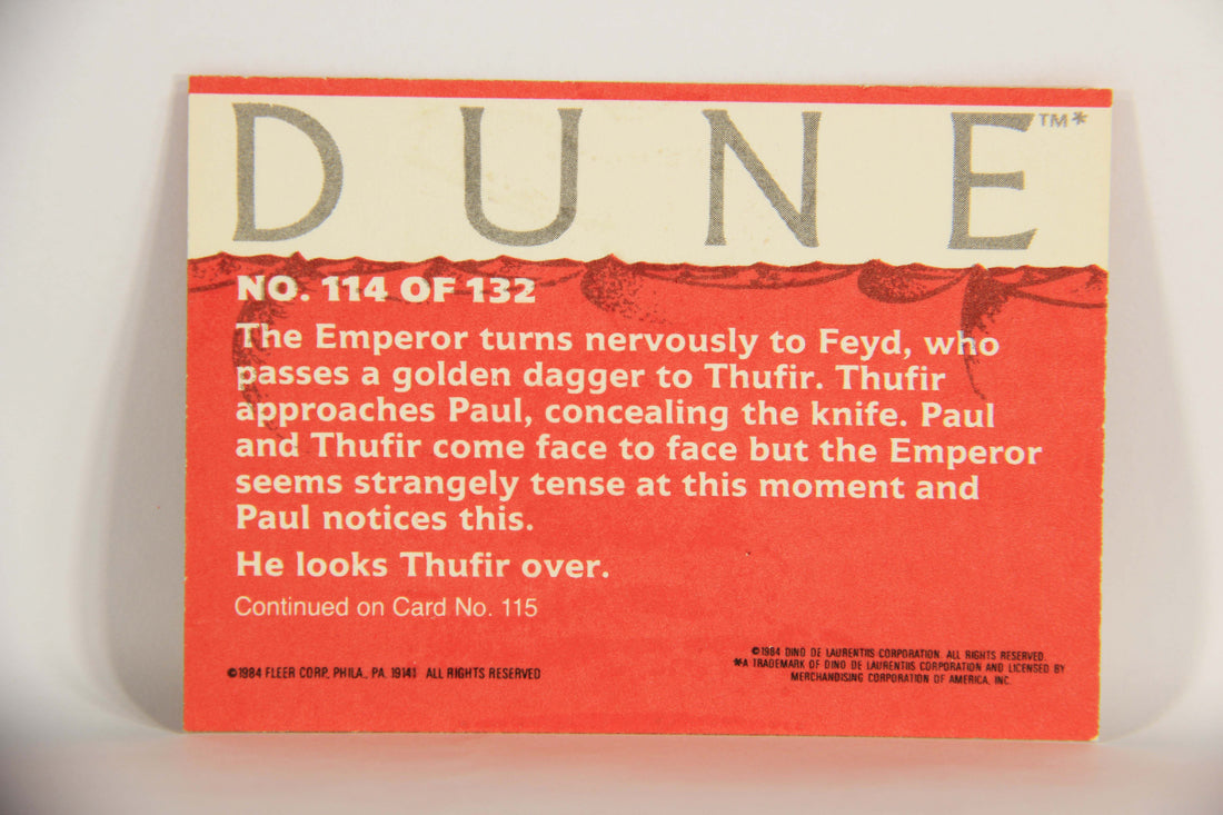 Dune 1984 Trading Card #114 You Shall Kill Him For Us Thufir L014419