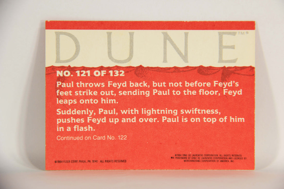 Dune 1984 Trading Card #121 My Blade Will Finish You L014426