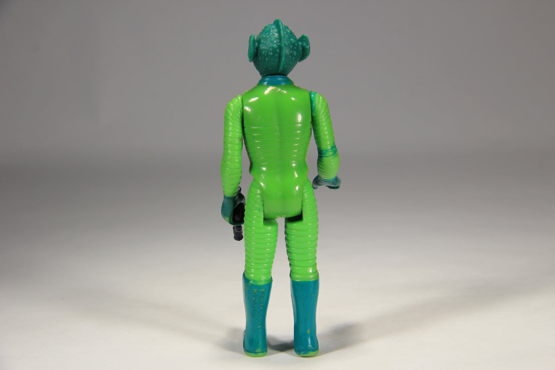 Star Wars Greedo 1978 Vintage Action Figure DAMAGED Hong Kong COO II-1a Smile L015118
