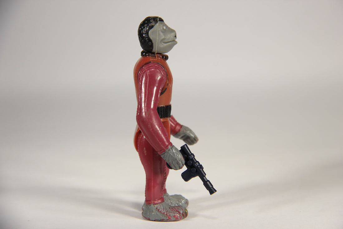 Star Wars Snaggletooth 1978 Action Figure DISCOLORATION Hong Kong COO III-1b Smile L015631