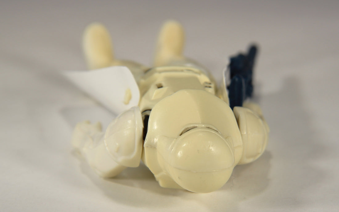 Star Wars Imperial Stormtrooper 1980 ESB Figure DAMAGED Hong Kong COO III-1b Smile L015686