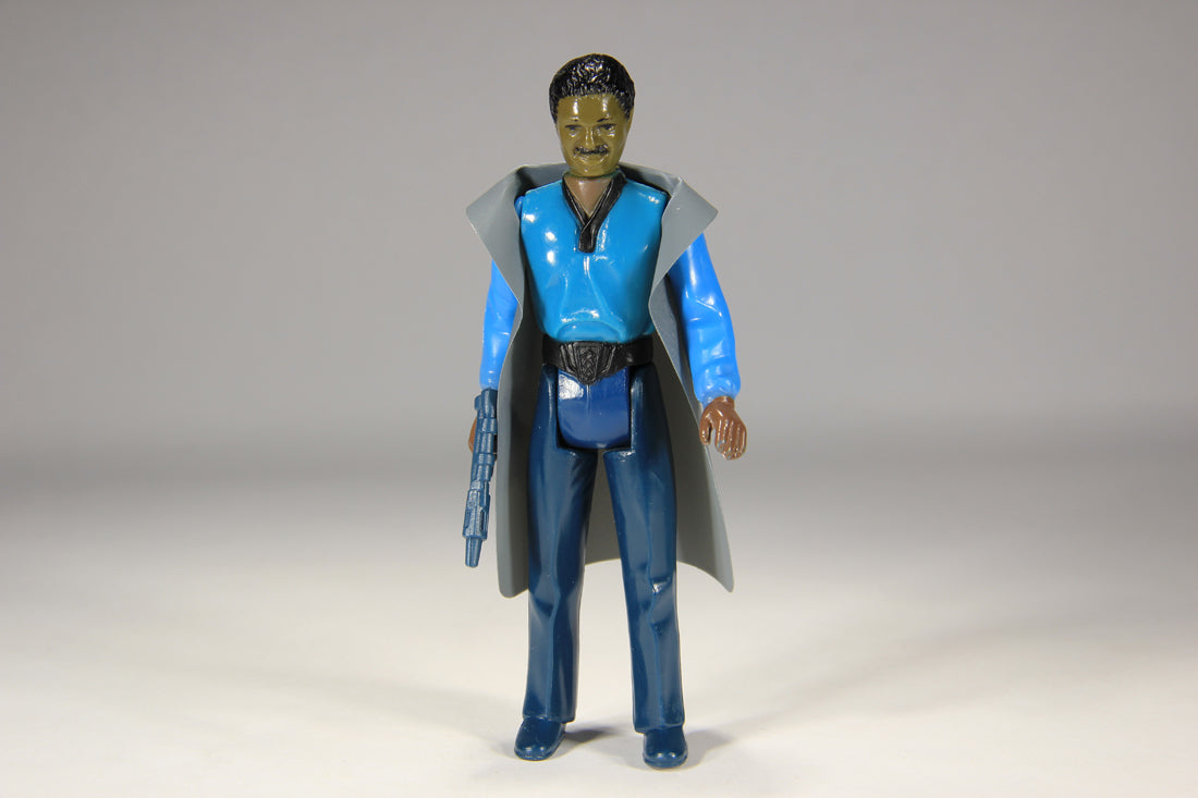 Star Wars Lando Calrissian 1980 ESB Figure DISCOLORATION Hong Kong COO II-1a Smile L015690