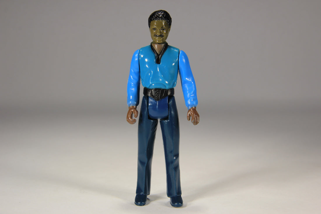 Star Wars Lando Calrissian 1980 ESB Figure DISCOLORATION Hong Kong COO II-1a Smile L015690