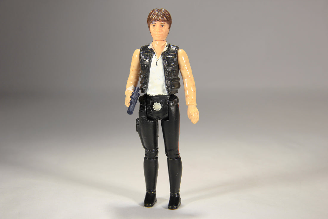 Star Wars Han Solo 1977 Big Head Variant MOLD STAINS AND TOUCH UP Hong Kong COO II-1b Kader L015773