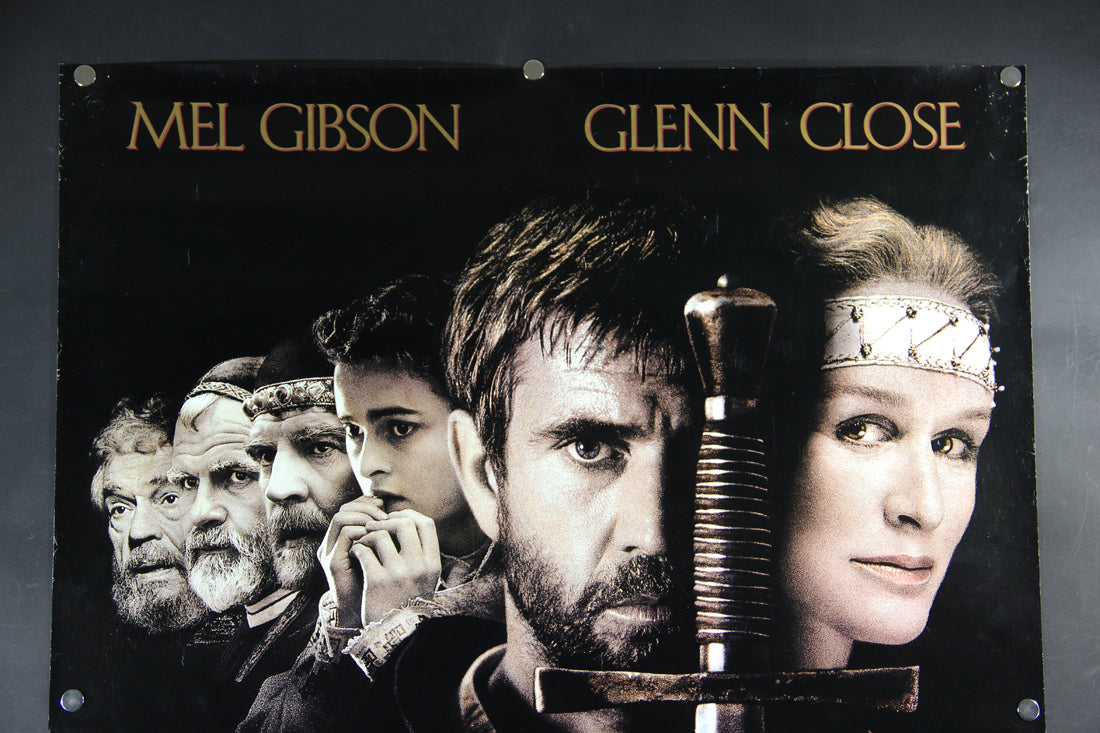 Hamlet 1990 Movie Poster Rolled 27 x 40 French Franco Zeffirelli Mel Gibson L015932