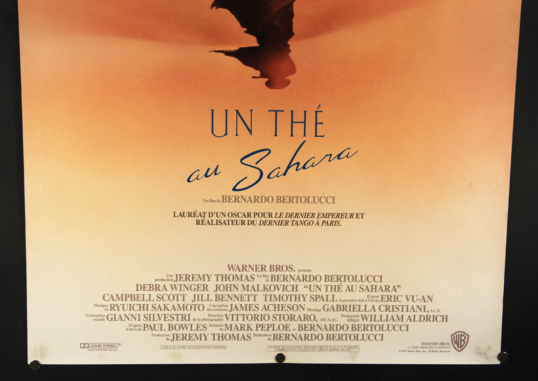 The Sheltering Sky 1990 Movie Poster Rolled 27 x 40 French Un Thé Au Sahara L015937