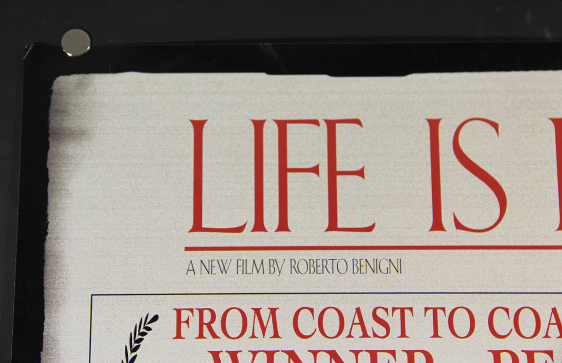 La Vita È Bella 1997 Rare Movie Poster Rolled 27 x 39 English Life Is Beautiful L015941