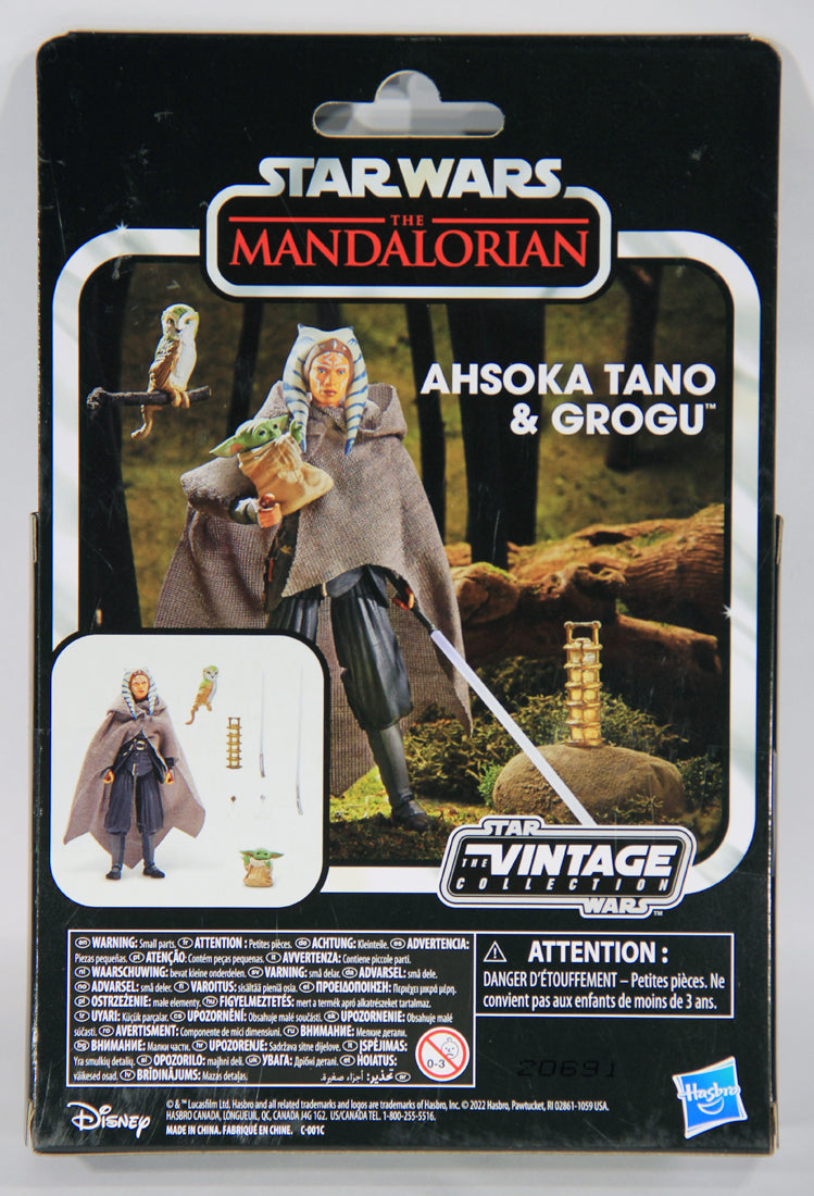 Star Wars Ahsoka Tano & Grogu Deluxe Pack Vintage Collection Mandalorian MISB L015949