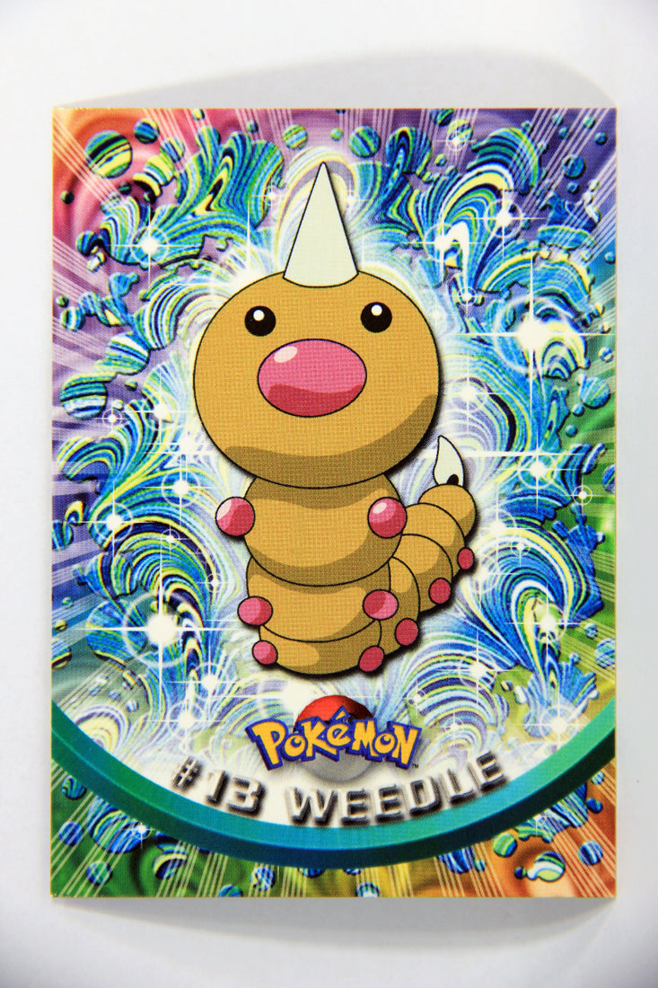 Pokmon Card Weedle #13 TV Animation Blue Logo 1st Print ENG L015952 AGS Collectibles Pokmon Card Weedle #13 TV Animation Blue Logo 1st Print ENG L015952 AGS Collectibles