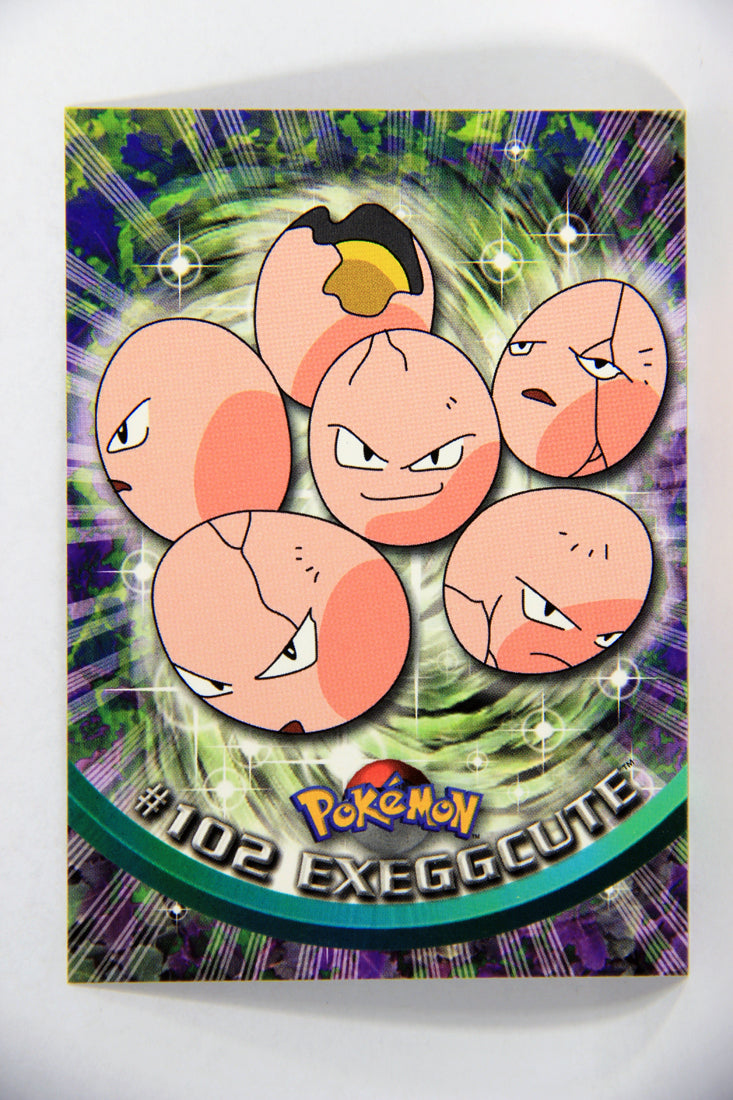 Pokmon Card Exeggcute #102 TV Animation Blue Logo 1st Print ENG L0159 AGS Collectibles Pokmon Card Exeggcute #102 TV Animation Blue Logo 1st Print ENG L0159 AGS Collectibles