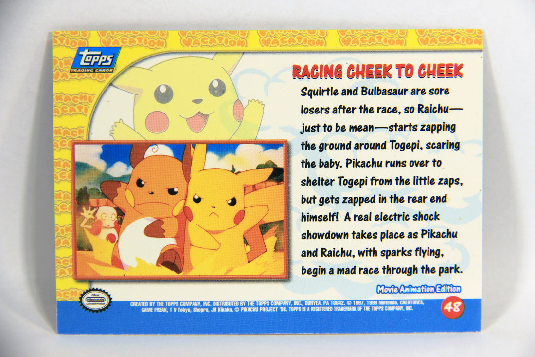 Pokémon Card First Movie #48 Racing Cheek To Cheek Foil Chase 1st Print ENG L015970