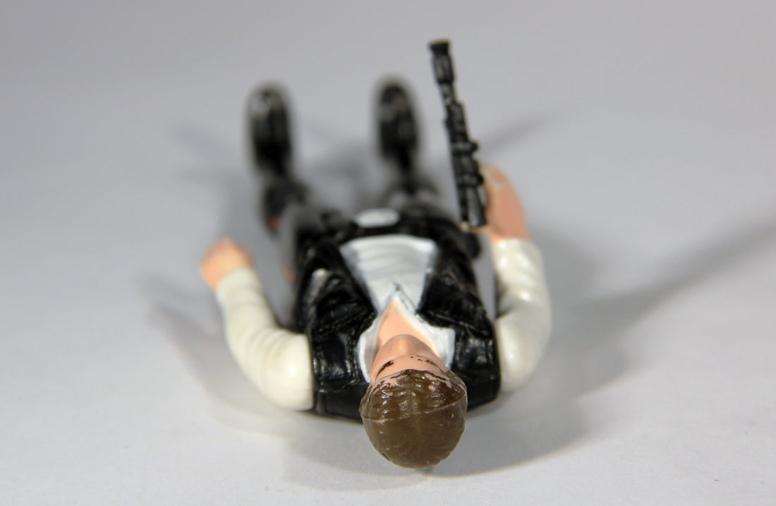 Star Wars Han Solo Small Head 1977 Vintage Figure Hong Kong COO I-1a Unitoy L015975