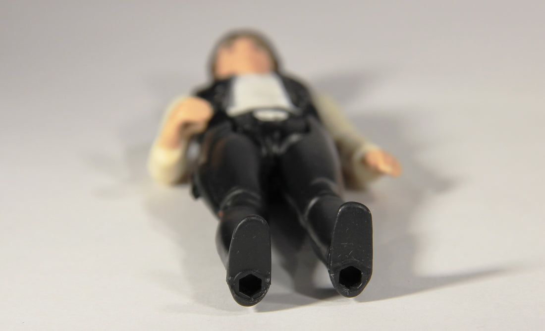 Star Wars Han Solo 1977 Big Head Variant Action Figure Hong Kong COO II-1b Kader L015980