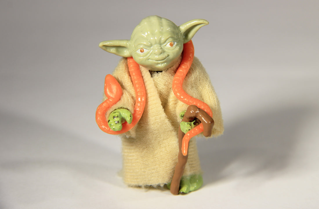 Star Wars Yoda 1980 ESB Vintage Action Figure Hong Kong COO III-1b Smile L015987