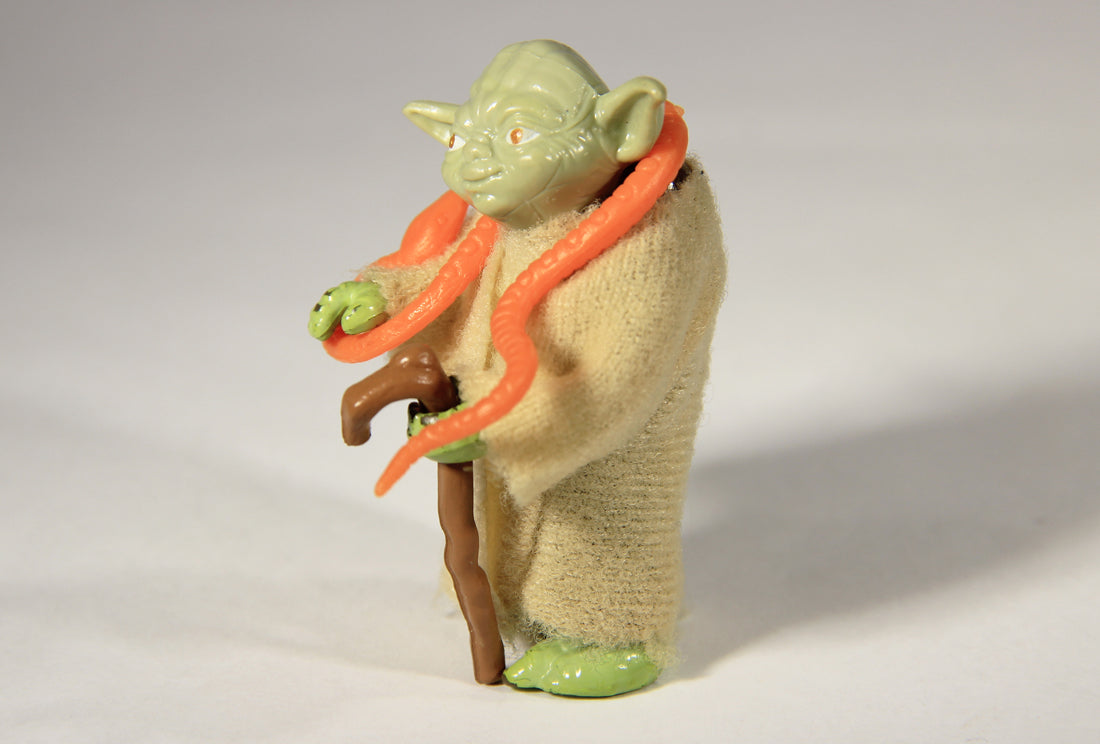 Star Wars Yoda 1980 ESB Vintage Action Figure Hong Kong COO III-1b Smile L015987
