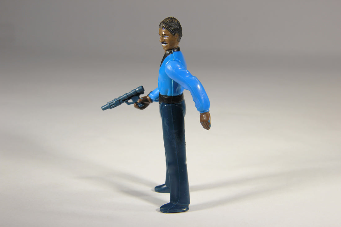 Star Wars Lando Calrissian 1980 ESB Figure White Teeth Hong Kong COO II-1b Smile L015998