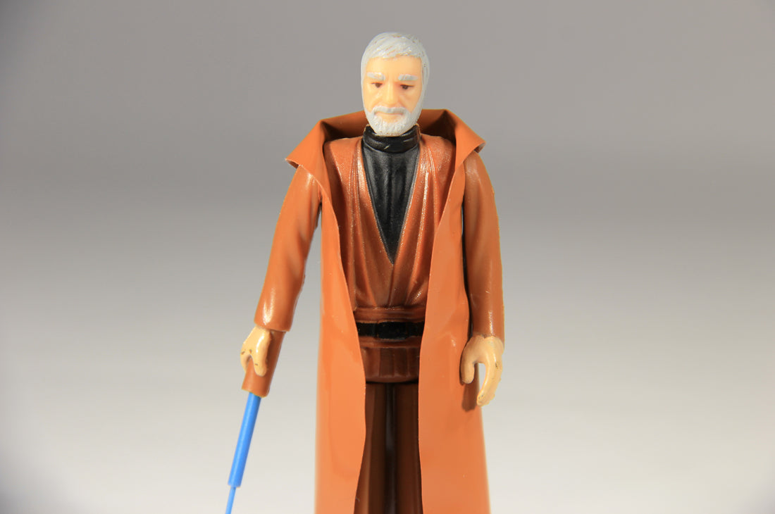 Star Wars Ben Obi-Wan Kenobi 1977 Figure Grey Hair Hong Kong COO III-1a Kader L016005