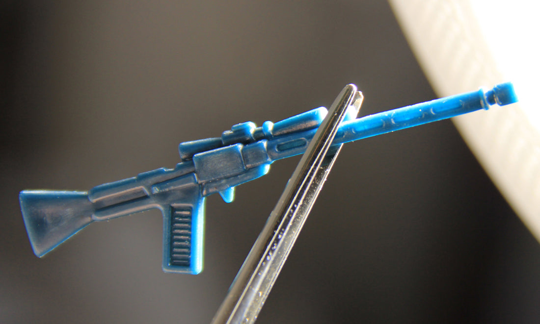 Star Wars IG-88 Rifle Original Accessory V1 / M1 Smile Greenish Blue 1980 ESB L016020
