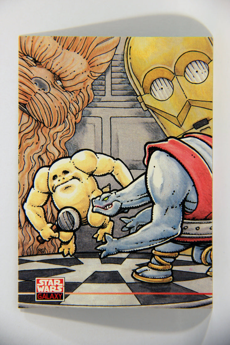 Star Wars Galaxy 1994 Topps Trading Card #227 Holoboard Game Artwork ENG L016035