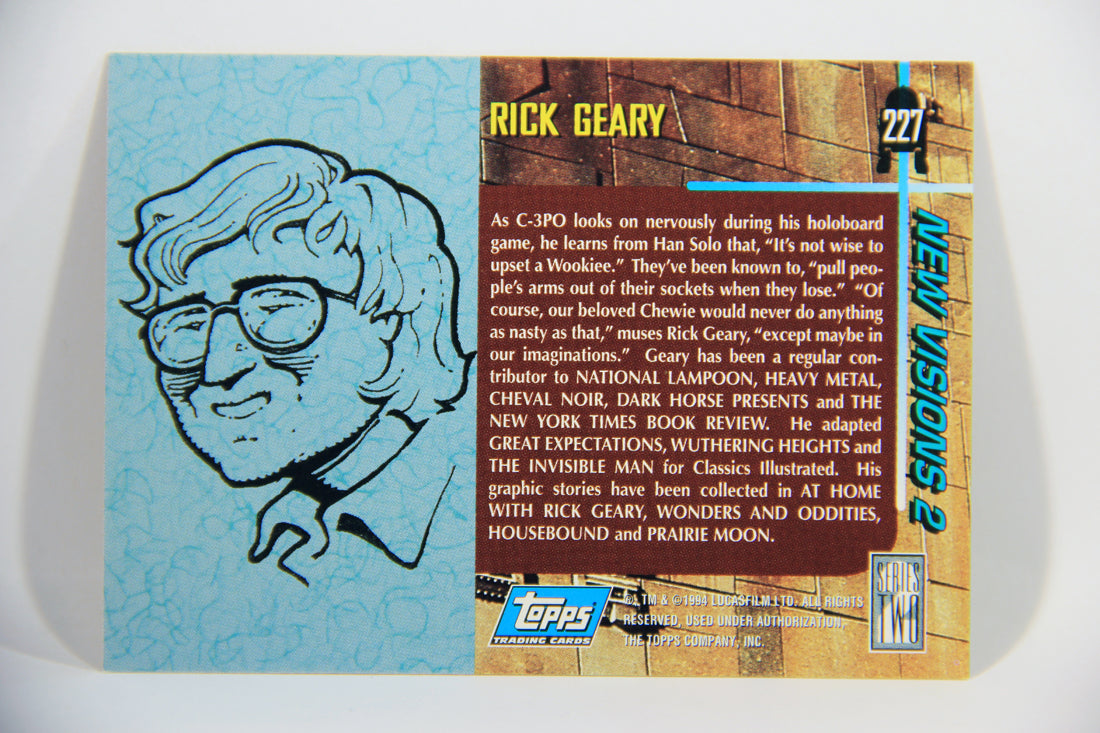 Star Wars Galaxy 1994 Topps Trading Card #227 Holoboard Game Artwork ENG L016035
