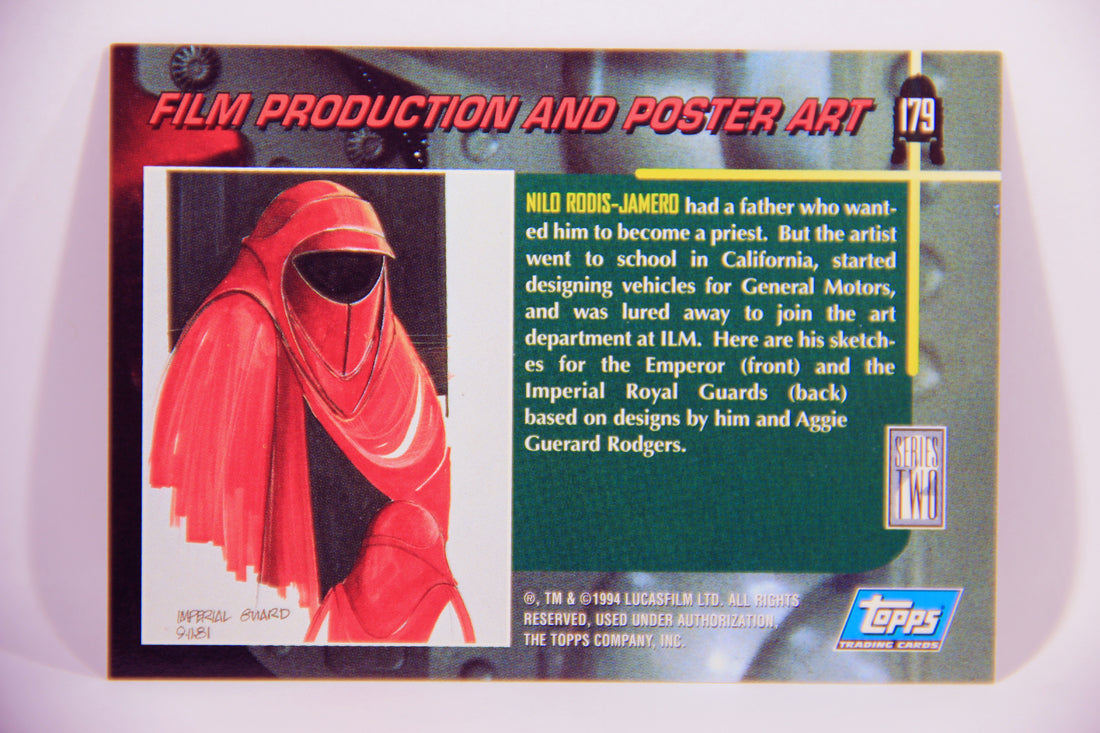 Star Wars Galaxy 1994 Topps Trading Card #179 The Emperor Artwork ENG L016037