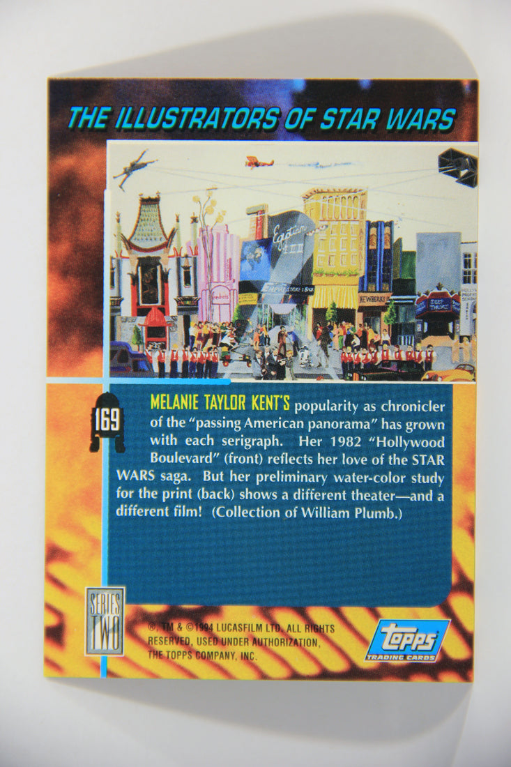 Star Wars Galaxy 1994 Topps Trading Card #169 Hollywood Chinese Theatre Artwork ENG L016038