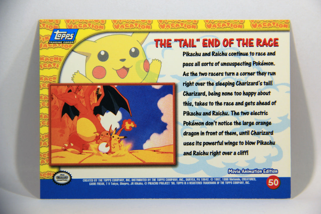 Pokémon Card First Movie #50 The Tail End Of The Race - Blue Logo 1st Print ENG L016057