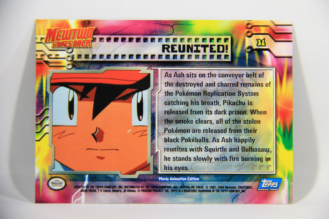 Pokémon Card First Movie #31 Reunited - Blue Logo 1st Print ENG L016063