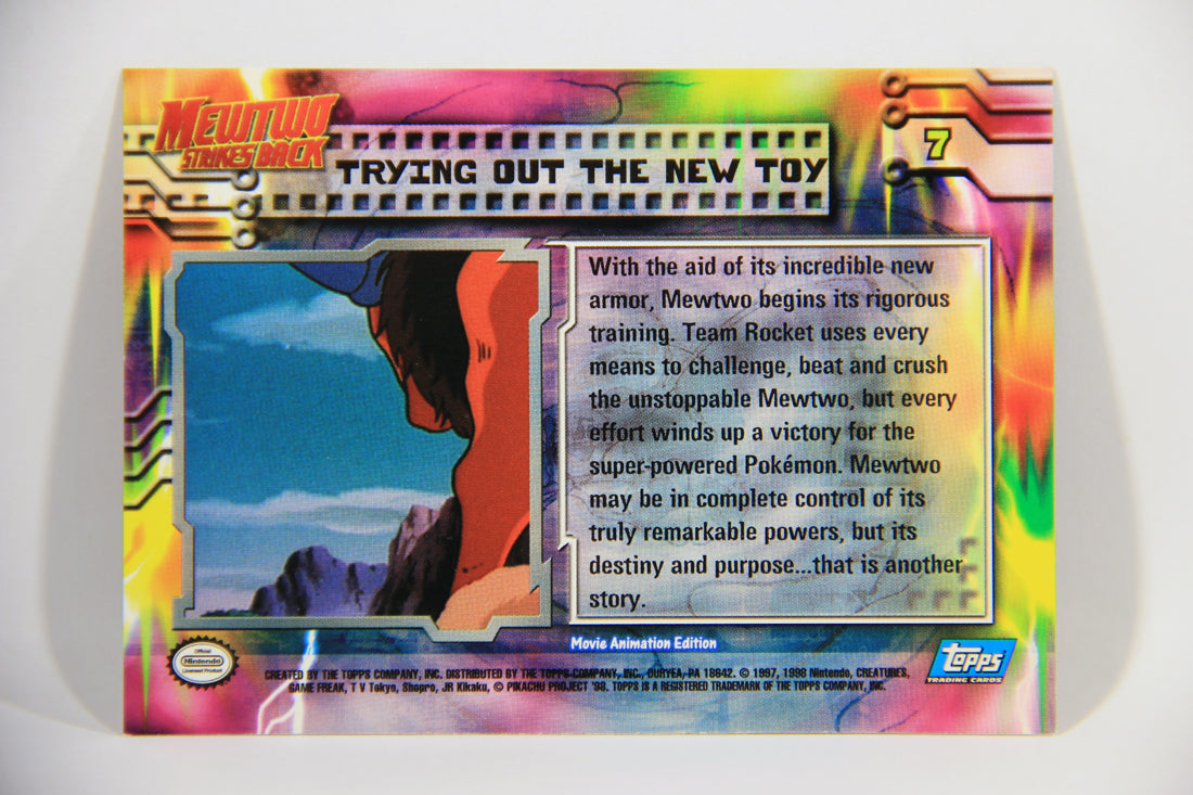 Pokémon Card First Movie #7 Trying Out The New Toy - Blue Logo 1st Print ENG L016066