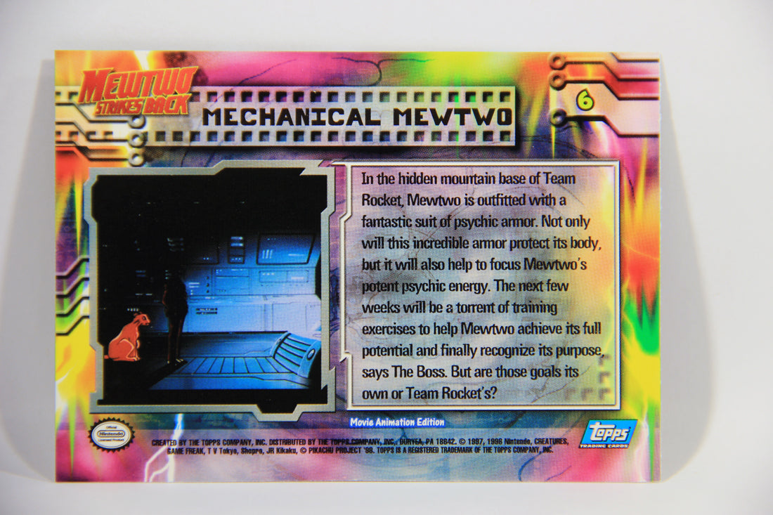 Pokémon Card First Movie #6 Mechanical Mewtwo - Blue Logo 1st Print ENG L016067