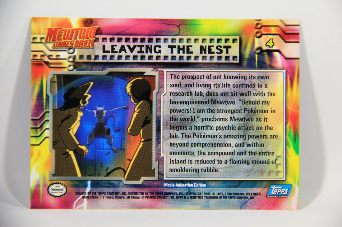 Pokémon Card First Movie #4 Leaving The Nest - Blue Logo 1st Print ENG L016068