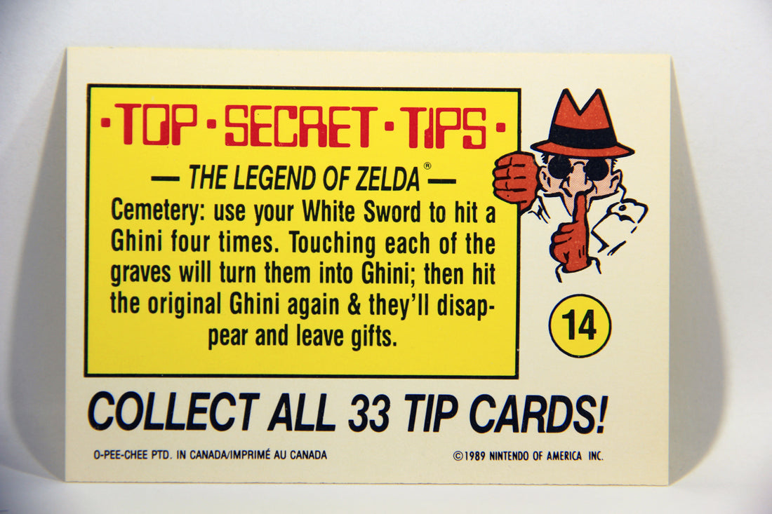 Nintendo Game Pack 1989 The Legend Of Zelda Sticker Card #14 Lopar ENG L016076
