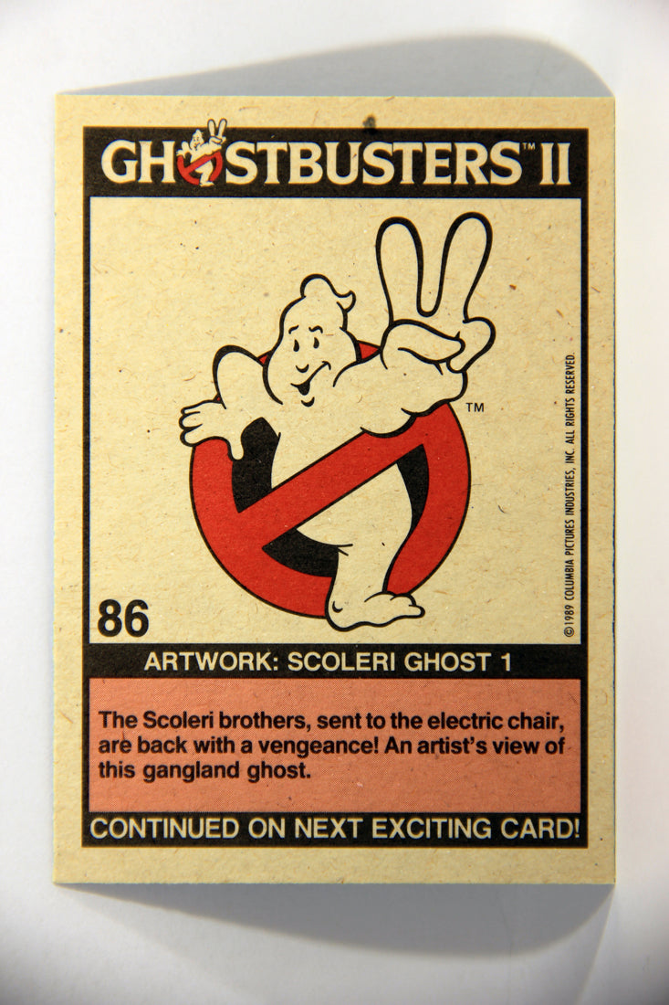 Ghostbusters II 1989 Trading Card #86 Artwork Scoleri Ghost 1 L016130