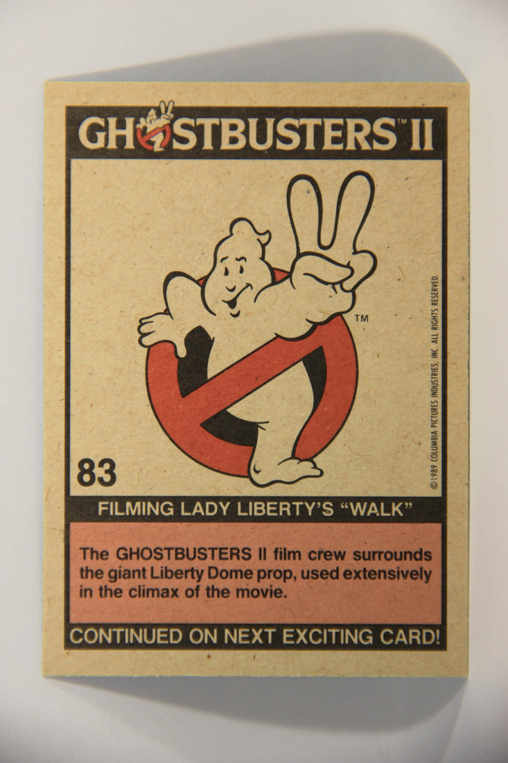 Ghostbusters II 1989 Trading Card #83 Filming Lady Liberty's Walk L016132