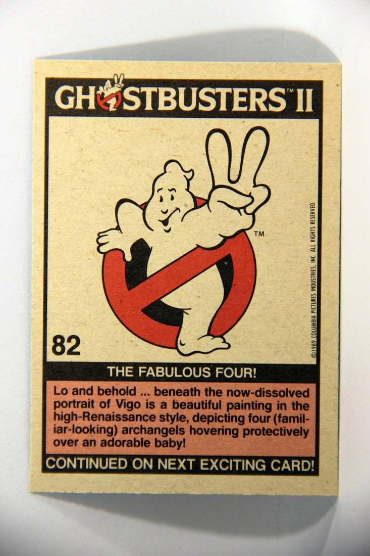 Ghostbusters II 1989 Trading Card #82 The Fabulous Four L016133