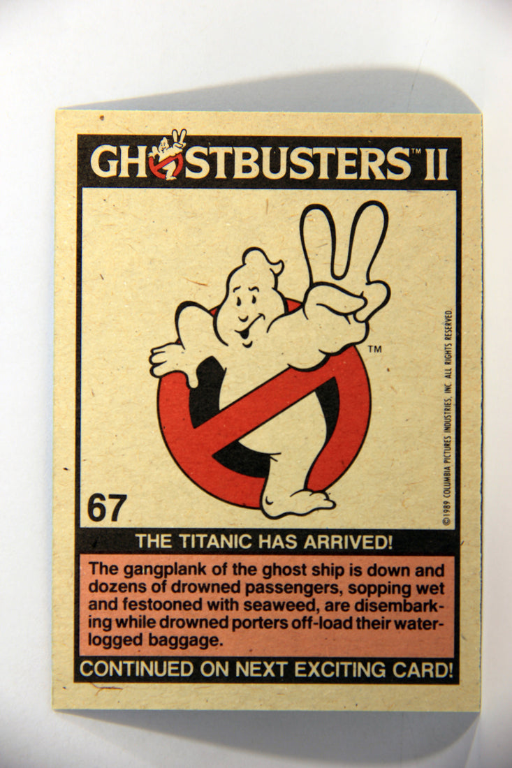 Ghostbusters II 1989 Trading Card #67 The Titanic Has Arrived L016138