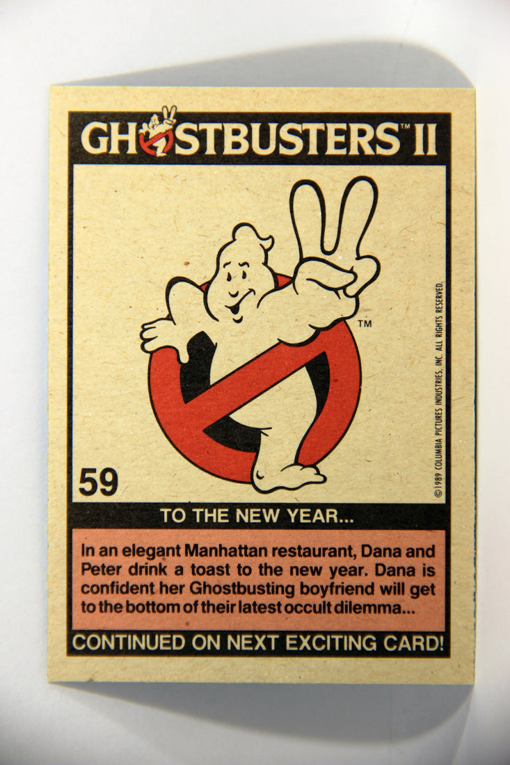 Ghostbusters II 1989 Trading Card #59 To The New Year L016141