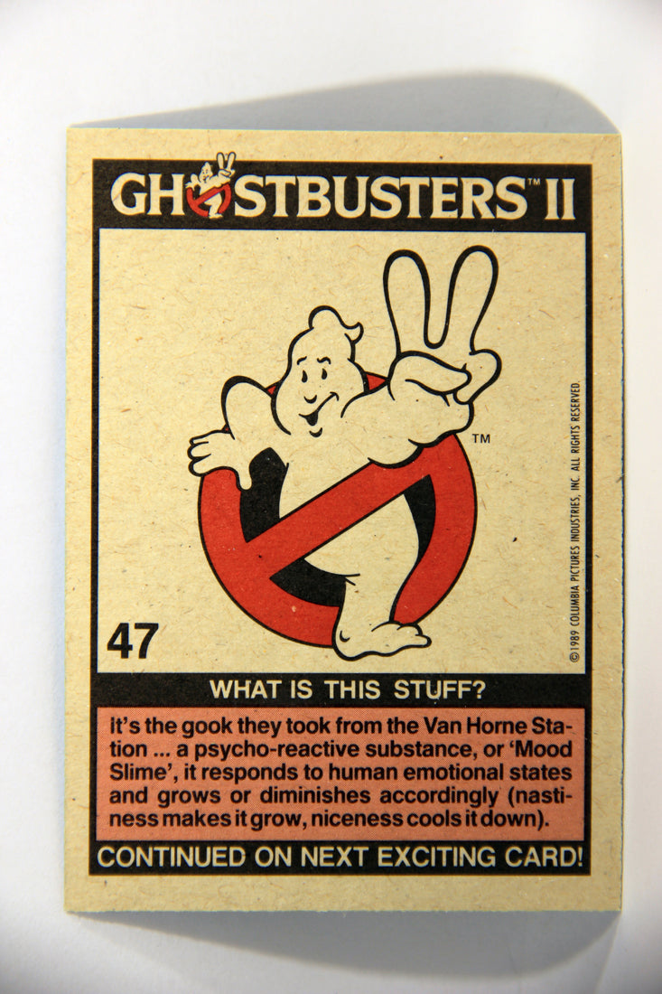 Ghostbusters II 1989 Trading Card #47 What Is This Stuff L016146