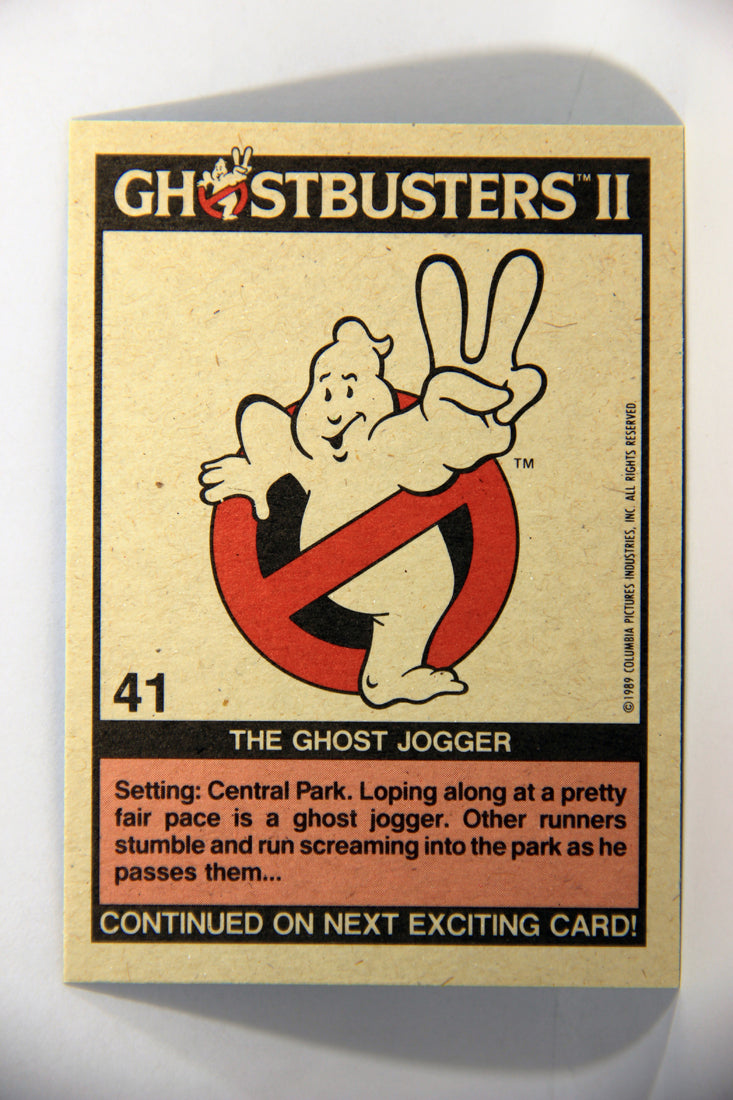 Ghostbusters II 1989 Trading Card #41 The Ghost Jogger L016147