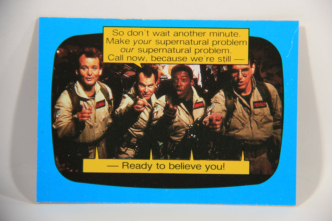 Ghostbusters II 1989 Trading Card #38 TV Commercial ( Part 5 ) L016149