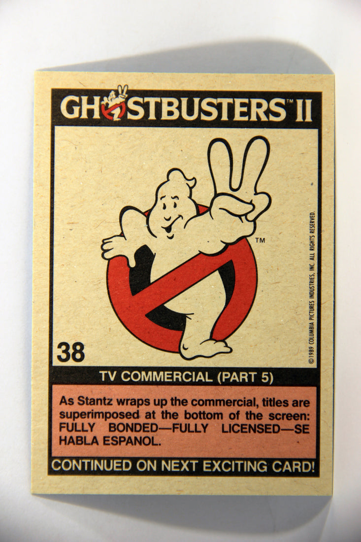 Ghostbusters II 1989 Trading Card #38 TV Commercial ( Part 5 ) L016149