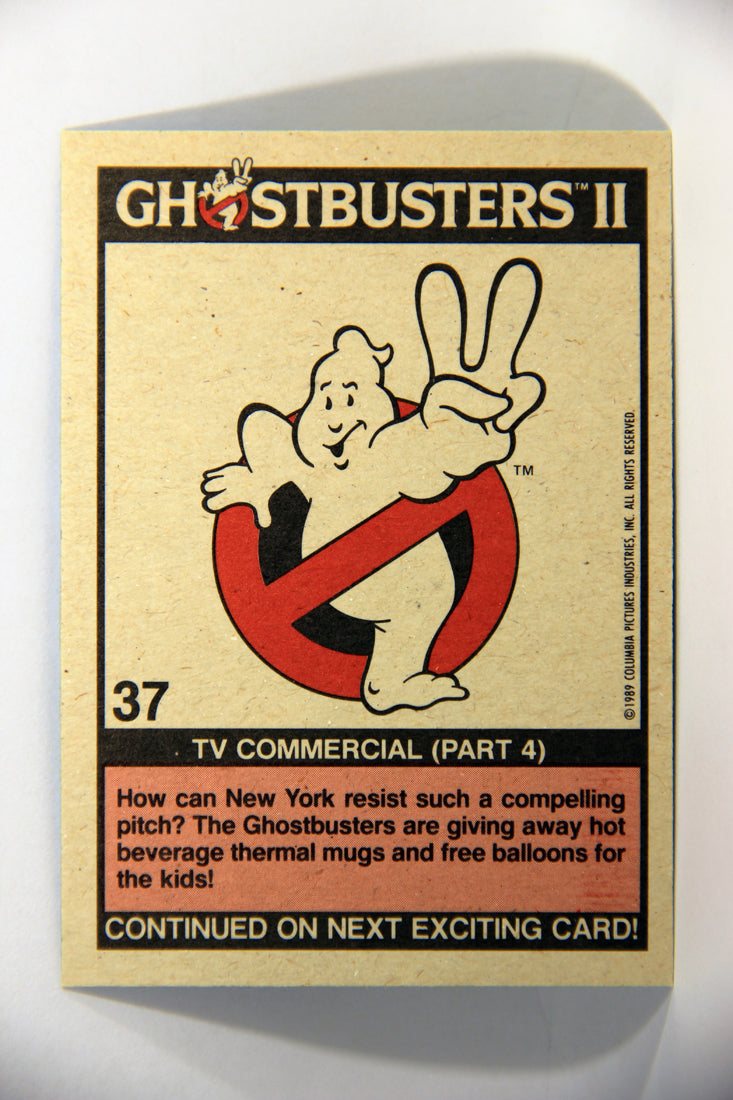 Ghostbusters II 1989 Trading Card #37 TV Commercial ( Part 4 ) L016150