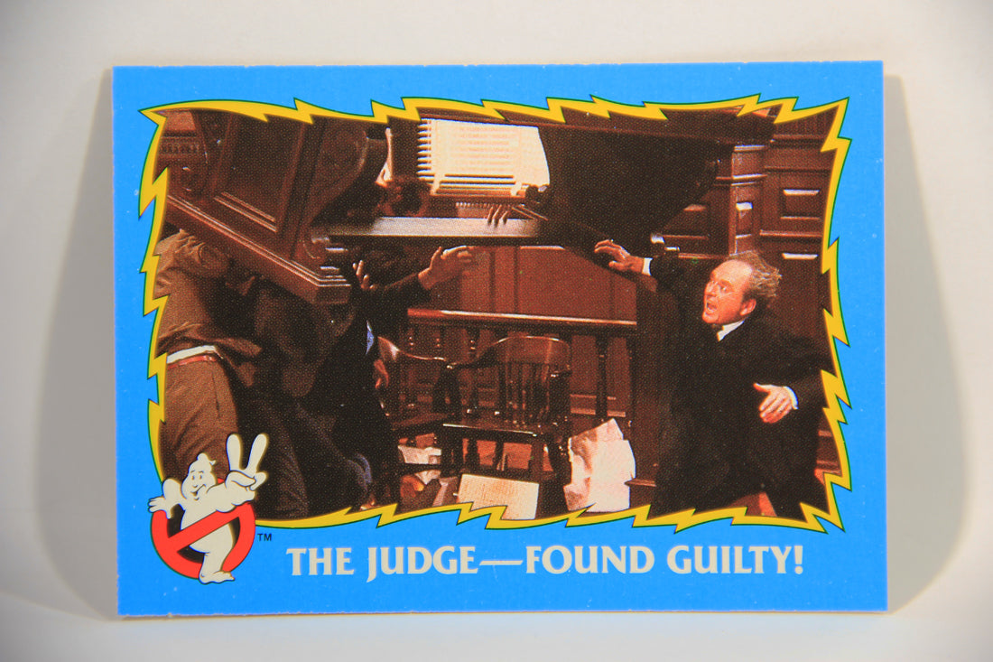 Ghostbusters II 1989 Trading Card #27 The Judge - Found Guilty L016153