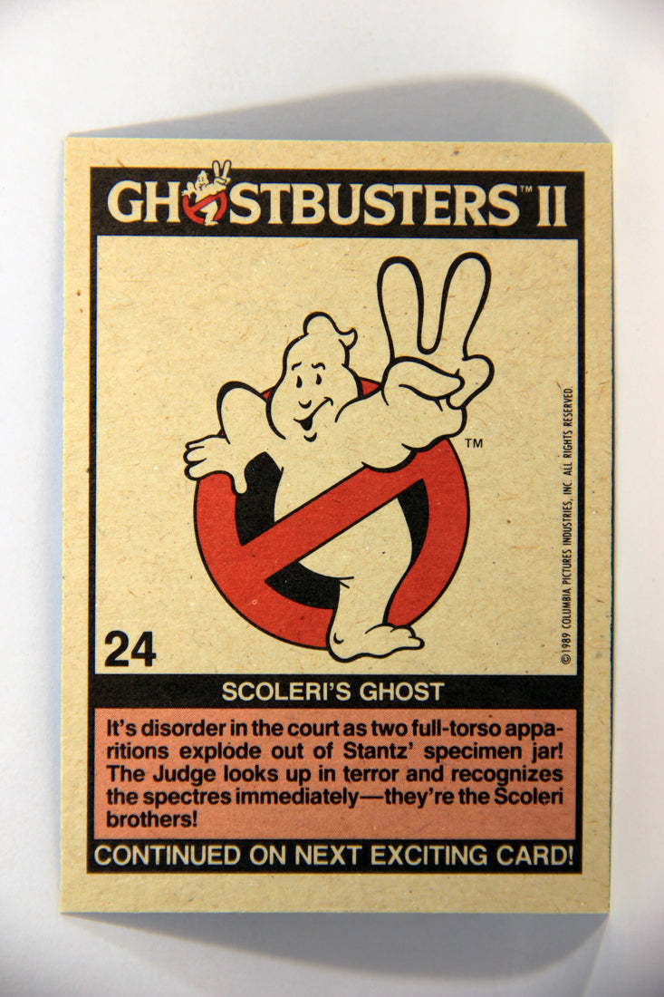 Ghostbusters II 1989 Trading Card #24 Scoleri's Ghost L016156