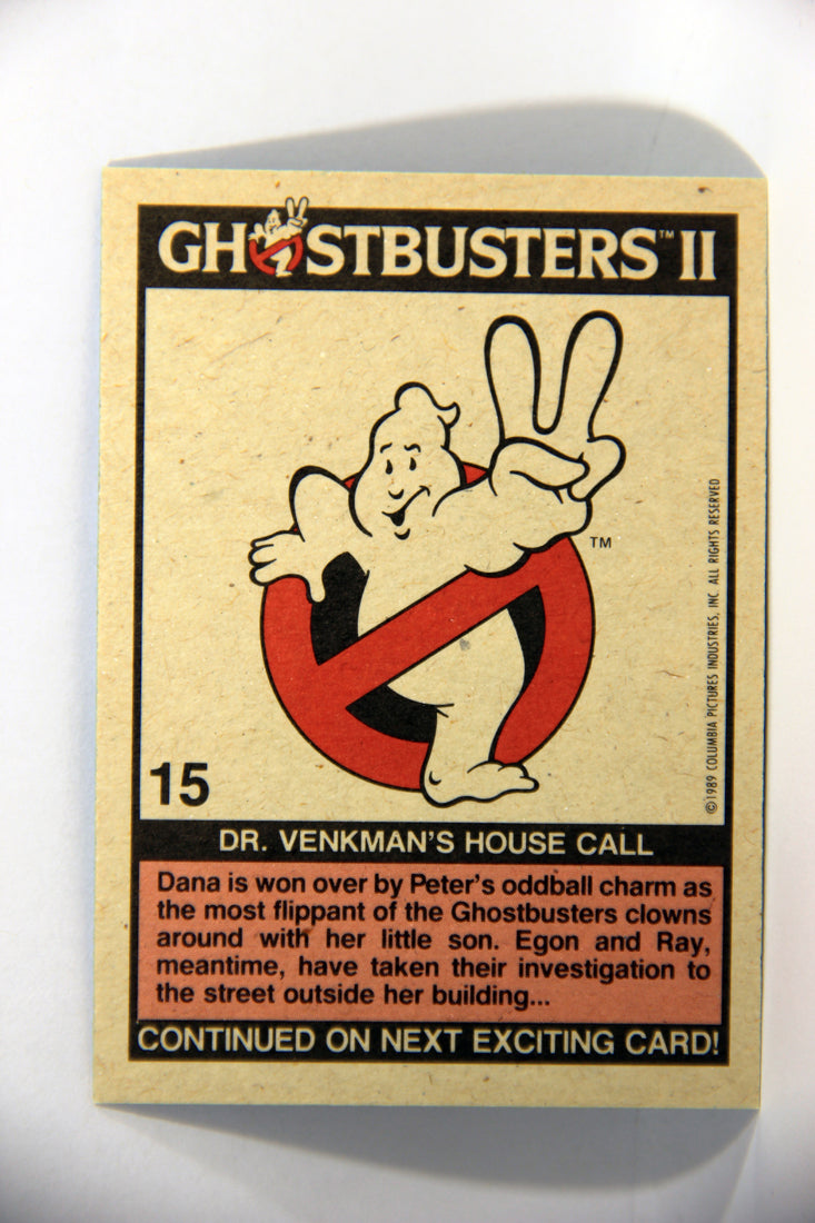Ghostbusters II 1989 Trading Card #15 Dr. Venkman's House Call L016161