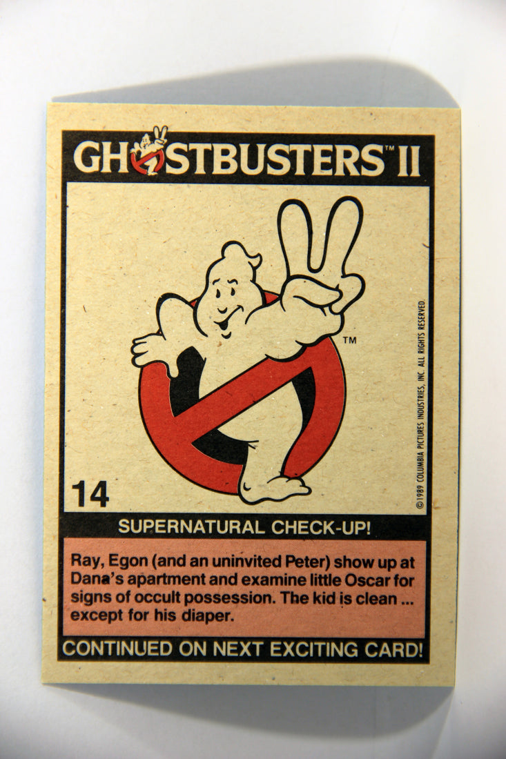 Ghostbusters II 1989 Trading Card #14 Supernatural Check-Up L016162