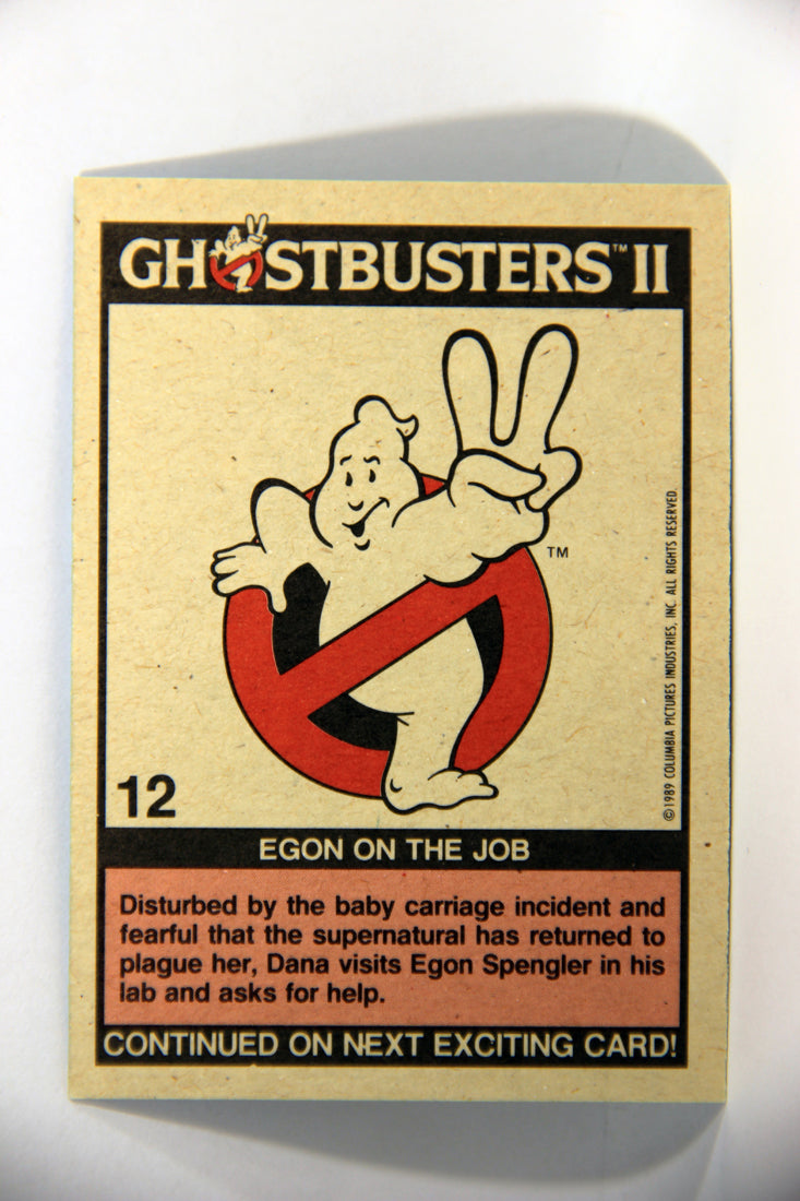 Ghostbusters II 1989 Trading Card #12 Egon On The Job L016164