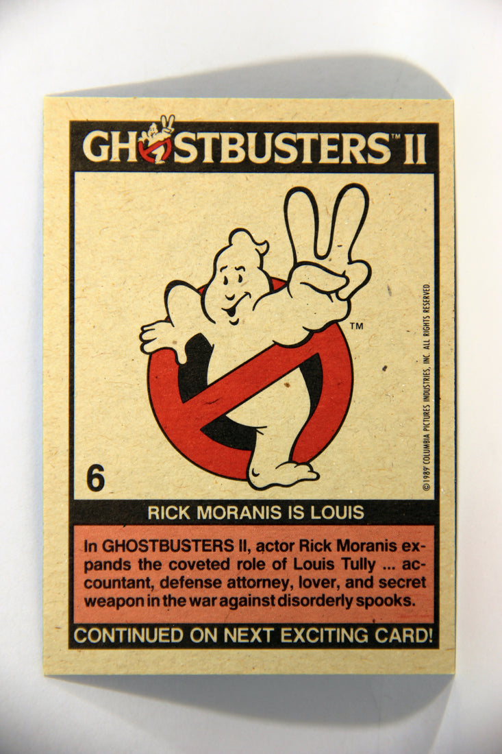 Ghostbusters II 1989 Trading Card #6 Rick Moranis Is Louis L016166
