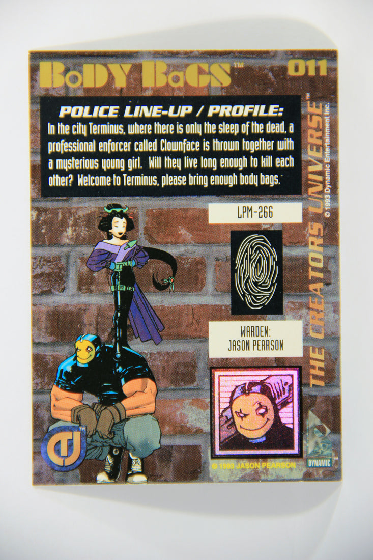 The Creators Universe 1993 Trading Card #11 Body Bags ENG L016184